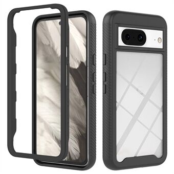 YB PC-serie 3 For Google Pixel 8 Sak PC+TPU Gjennomsiktig Telefonbeskyttende Deksel