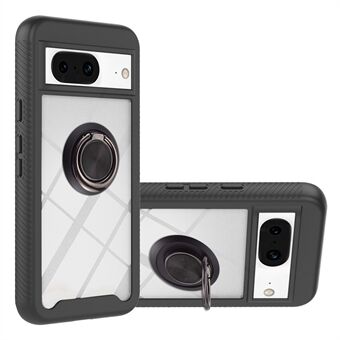 YB PC-serien-5 For Google Pixel 8 etui PC+TPU-telefonbakdeksel med ringekickstand