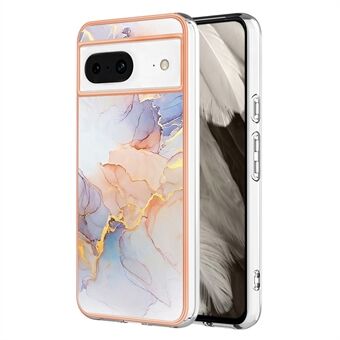 YB IMD-serie-1 for Google Pixel 8 TPU-etui IMD-mønster Elektroplate Telefonomslag