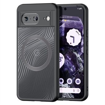 DUX DUCIS Aimo-serien for Google Pixel 8-telefondeksel med magnetisk TPU + PC-bakside (REACH-sertifisering) - Svart