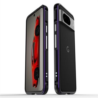 For Google Pixel 8 Case Støtsikker Metallramme Bumperdeksel