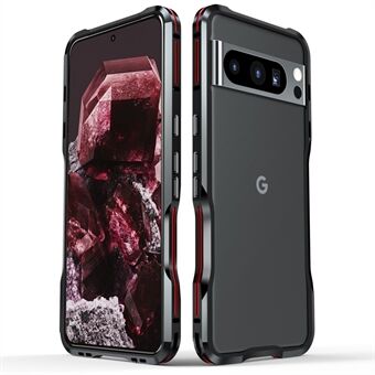 LUPHIE For Google Pixel 8 Pro-etui Metall-Bumper Beskyttende Telefonramme Deksel