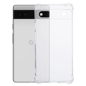 For Google Pixel 6a Klartui Forsterket Firehjørners Telefon TPU-deksel