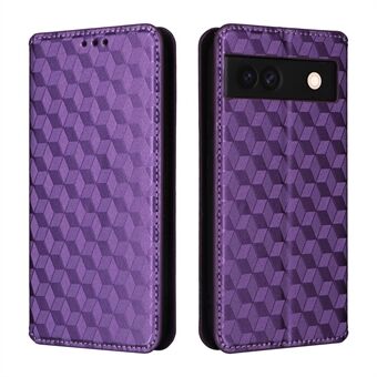 For Google Pixel 8a mobildeksel PU-skinn + TPU lommebok mobiltelefonveske