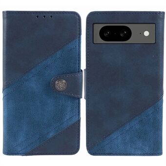 For Google Pixel 8-etui med PU-skinn, sømløs, støtsikker, kortspor, telefonbeskyttelsesdeksel.