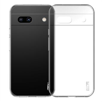 MOFI Klar telefondeksel for Google Pixel 8a, ripebestandig deksel av TPU-materiale for telefonen.