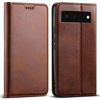 SUTENI for Google Pixel 6 Pro 5G telefonveske Bump Proof Wallet PU-lærremseddel