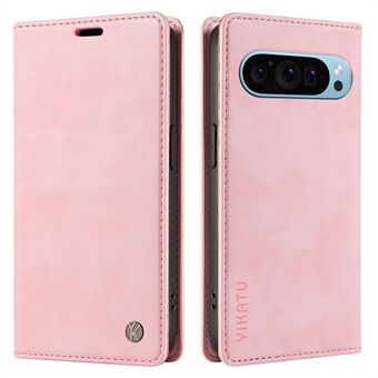 YIKATU YK-006 For Google Pixel 9 / Pixel 9 Pro Etui i PU-lær Med Magnetisk Lukning Lommeboktelefon Cover