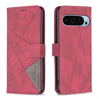 BINFEN COLOR BF05 til Google Pixel 9 Pro XL etui PU-skinn Anti-Scratch Mobilplomme-overtrekk