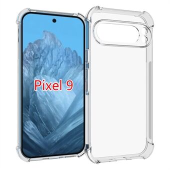 IDEWEI For Google Pixel 9 / Pixel 9 Pro Klar Bakdeksel Mykt TPU-telefondeksel Gjennomsiktig telefonskjell