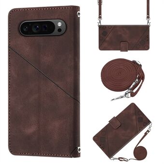 PT005 YB Imprinting Series-7 for Google Pixel 9 Pro XL Case Wallet PU Leather Phone Cover with Shoulder Strap  translates to Norwegian as:

PT005 YB Preget Serie-7 for Google Pixel 9 Pro XL Etui Lommebok PU Lær Telefon Deksel med Skulderreim.