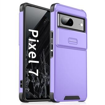 For Google Pixel 7 5G-dekselet Slide Camera Shield i PC+TPU, støtsikkert mobildeksel