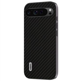 ABEEL for Google Pixel 9 Pro XL-deksel LPU+PC+TPU Telefondeksel Karbonfiber tekstur