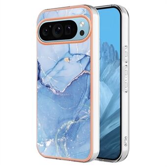 YB IMD-serie-16 stil-E for Google Pixel 9 Pro XL TPU-telefonveske 2,0 mm elektroplaterende bakdeksel