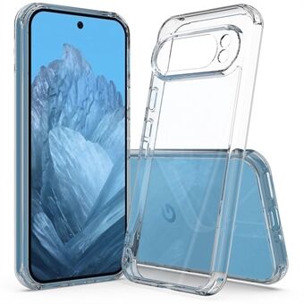 For Google Pixel 9 Pro XL Klar Deksel Anti-Riper TPU+Akryl Bakside Telefondeksel