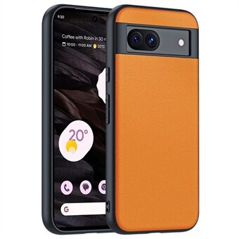 For Google Pixel 8a-etui Ultra-Tynn PU-lærbelagt PC-telefonbakdeksel.