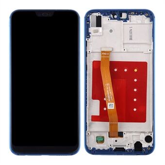 LCD-skjerm og digitaliseringsenhet + rammeerstatning (uten logo) for Huawei P20 Lite (2018)/Nova 3e (Kina)