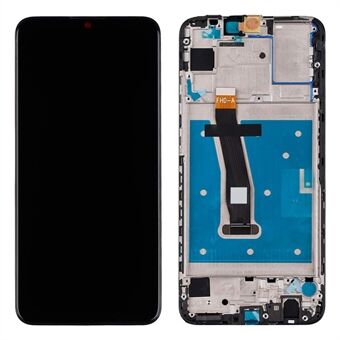 For Huawei P Smart 2020 Grade B LCD-skjerm og digitaliseringsenhet + rammedel (uten logo) - Svart