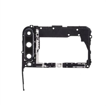 OEM Ring objektivringdeksel + hovedkortskjolddeksel for Huawei P40 lite E / Honor Play 3 - svart