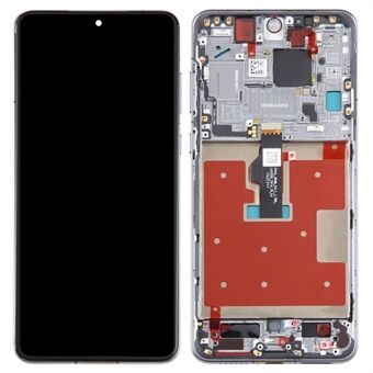 For Huawei Mate 50 4G OEM Grade S LCD-skjerm og digitaliserer montering + ramme (uten logo) - Svart