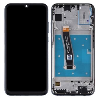 For Huawei Honor 10 Lite Grade C LCD-skjerm og digitaliseringsenhet + rammetelefonerstatningsdel (COG-utførelse) (uten logo) - svart