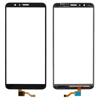 For Huawei Honor 7X Digitizer Touch Screen Glass Erstatningsdel (uten logo) - Svart