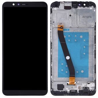 For Huawei Honor 7X Grade C LCD-skjerm og digitaliseringsenhet + rammeerstatningsdel (uten logo)