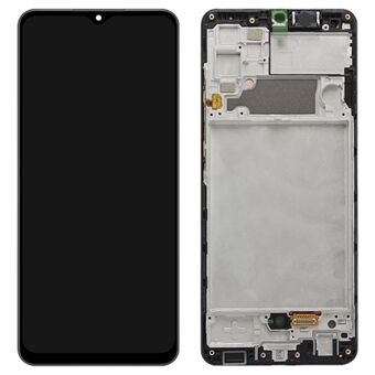 OEM AMOLED-skjerm og digitizermontering + rammeerstatning for Samsung Galaxy A32 4G (EU-versjon) A325