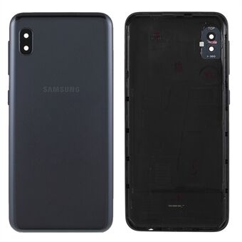 OEM batterihus dørdeksel med bakkamera linse Ring deksel for Samsung Galaxy A10e A102 - svart