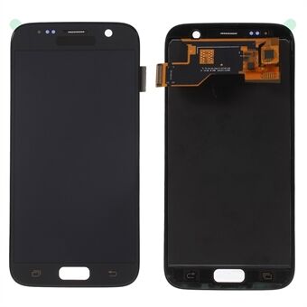 LCD Skjerm og Digitizer Samlingsreparasjonsdel med Fingeravtrykkknapp Mat [TFT Versjon] for Samsung Galaxy S7 G930 - Svart