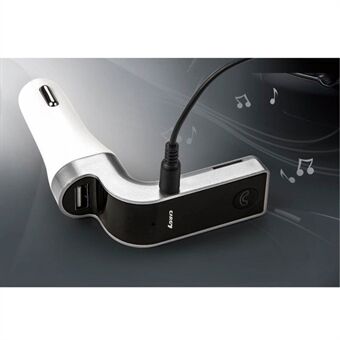 G7 Smart Bil Bluetooth MP3-spiller FM-sender USB-billader Håndfri bilsett