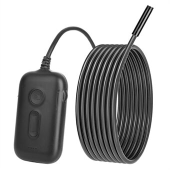 Y15 8mm Enkel Linse WiFi Endoskop HD Rørledning Vanntett Inspeksjonskamera, 5m Hard Kabel