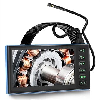 T23 7,9 mm Trippel Linse Borescope 15m 7 tommer IPS Skjerm 1080P HD Industriell Endoskop IP67 Vanntett Kamera