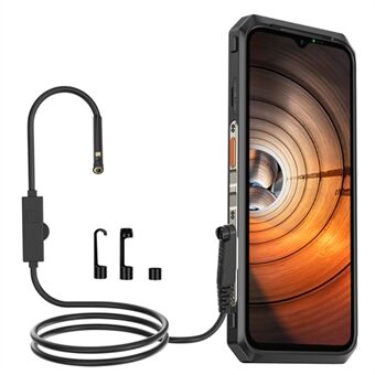 ULEFONE uSmart E02 Endoskop Dual Camera Borescope Scope-kamera for Power Armor 19 / 18T / 18 / 16 Pro / 13 / Armor 9 / 9E