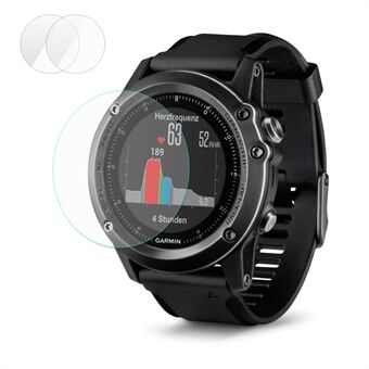 HAT Prince 2stk / sett 2.15D 0.2mm 9H herdet glass skjermbeskytter for Garmin Fenix 3 HR Arc Edge