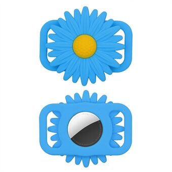 Daisy Flower Soft Silikon Pet Locator Beskyttende deksel for Apple AirTag