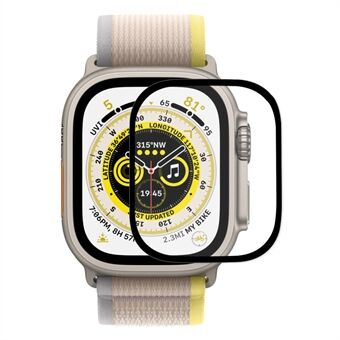 ENKAY HAT Prince For Apple Watch Ultra 49mm herdet glass skjermbeskytter Anti-ripe Scratch 9H skjermbeskytter full dekning HD skjermfilm