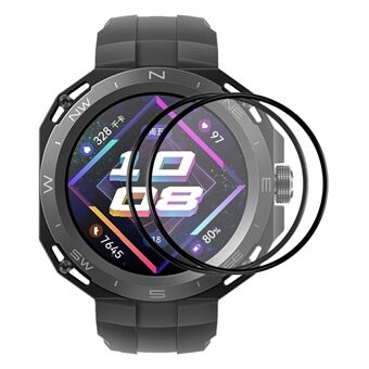 ENKAY HAT- Prince 2 stk for Huawei Watch GT Cyber Watch Skjermbeskytter Full dekning 3D Buet myk PC Edge Ultra Clear Film