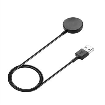 Universal USB-ladekabel for Samsung Galaxy Watch3 41mm R840 / 45mm R850 / Galaxy Watch Active/ Active2 - Svart