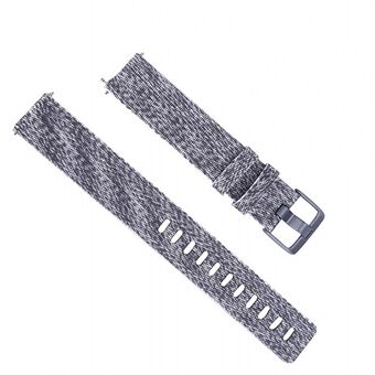 Nylon Canvas Smart Watch Replacement Strap for Fitbit Versa / Versa 2 / Versa Lite Edition, etc