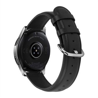 22mm ekte skinn Smart Watch Replacement stropp for Samsung Galaxy Watch 46mm