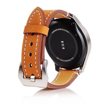 22mm Matte Skin Leather Smart Watch Strap Erstatning for Huawei Watch GT 2e / GT2 46mm