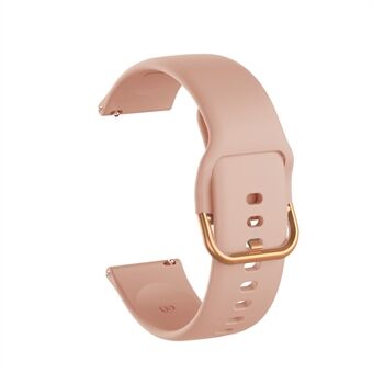 20mm silikonurrem med rosagullspenne til Samsung Galaxy Watch Active2