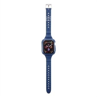 Vevd mønster TPU klokkerem med erstatning for Apple Watch Series 6 SE 5 4 44mm / Series 3 2 1 42mm