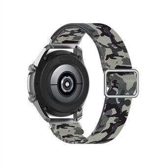 Mønster Trykt Justerbar Nylon Smart Watch Erstatningsrem Klokkerem 22mm for Samsung Galaxy Watch 46mm / Watch3 45mm