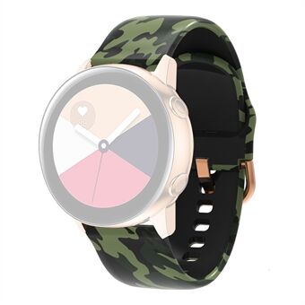 Universal 22 mm mønstret silikonklokkerem for Huawei Watch 3/3 Pro / Samsung Amazfit Watch Etc