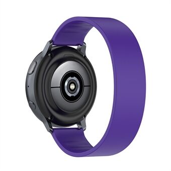 Universal erstatningssmartklokkerem, myk silikonarmbånd 20 mm (båndlengde 170 mm) for Samsung Galaxy Smart Classic 46 mm 42 mm / Watch4 44 mm 40 mm