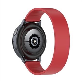 Ensfarget silikon Smart Watch-armbåndsrem 18 mm (båndlengde 150 mm) for Garmin Fossil