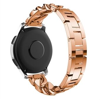 22 mm erstatnings klokkerem i rustfritt Steel med én rad med diamant for Garmin Vivoactive 4 / Venu 2