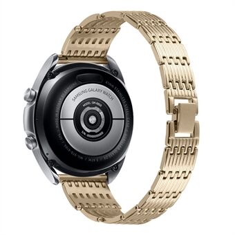 Fasjonabel rhinestone-dekor for kvinner 304 rustfritt Steel Smart klokkebånd Smart armbåndsrem for Samsung Gear S3 Frontier